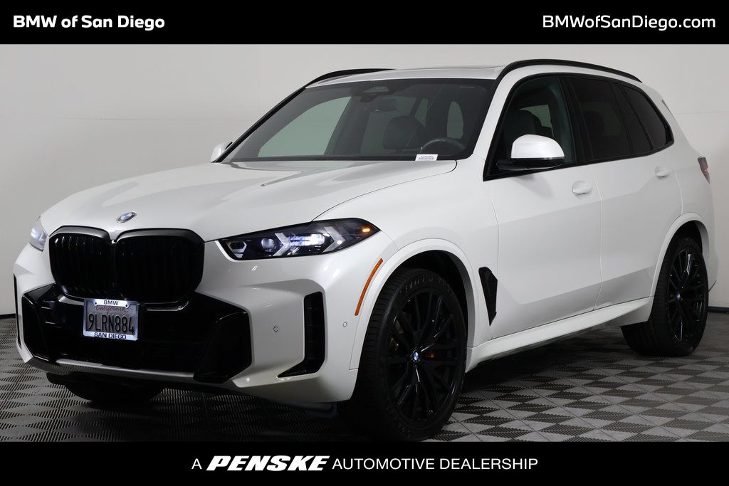 White Metallic 2024 BMW X5 SUV / Crossover All-Wheel Drive 8-Speed Automatic