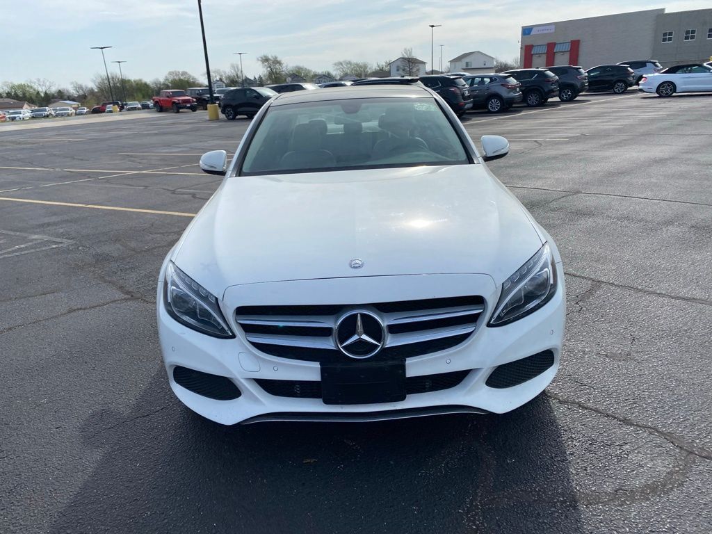 White 2015 Mercedes-Benz C-Class C 300 4MATIC Sedan All-Wheel Drive 7-Speed Automatic