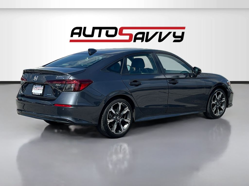 2025 Honda Civic Hybrid Sport Touring Gray at AutoSavvy Houston Northwest