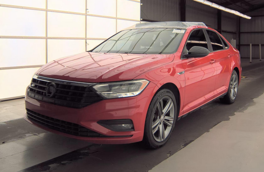 Red 2019 Volkswagen Jetta Sedan Front-Wheel Drive 8-Speed Automatic