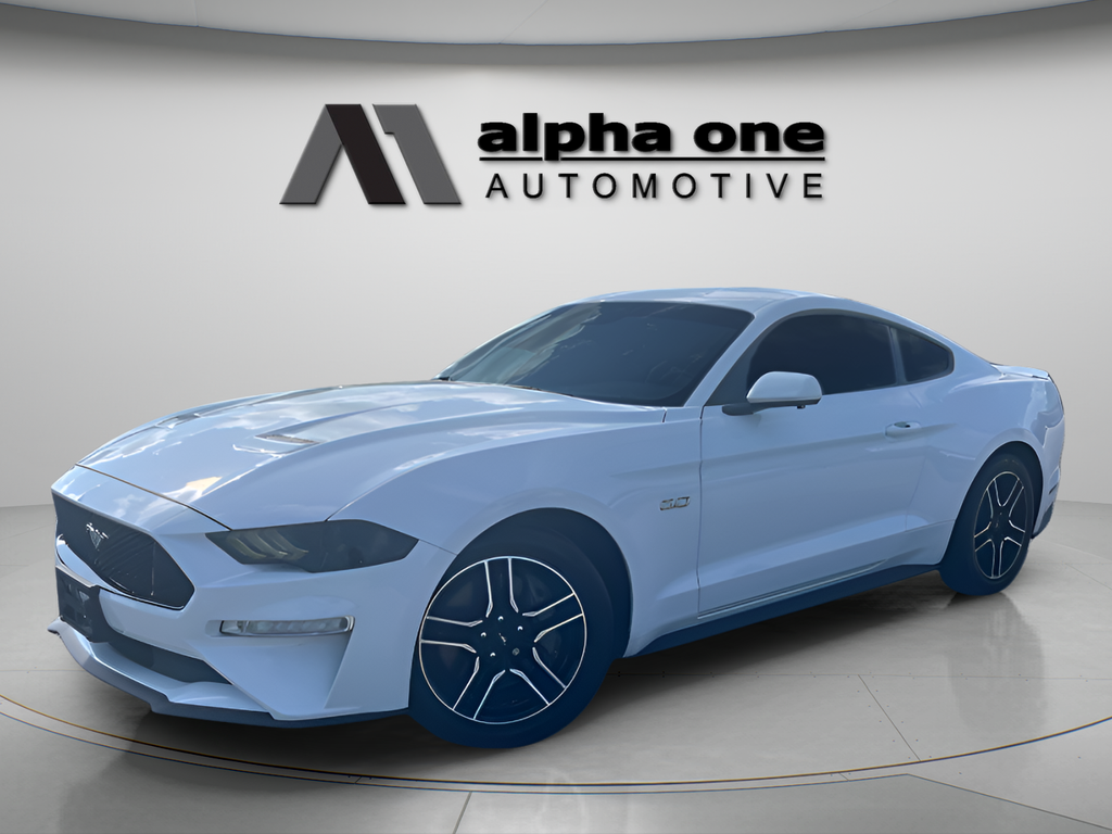 Oxford White 2022 Ford Mustang Coupe Rear-Wheel Drive Automatic