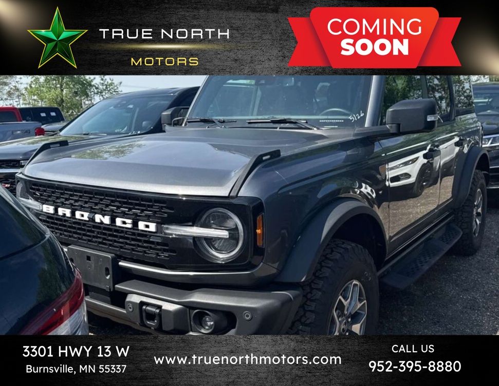 Carbonized Gray Metallic 2025 Ford Bronco SUV / Crossover Four-Wheel Drive Automatic