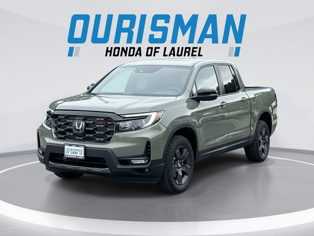 Ash Green Metallic 2026 Honda Ridgeline Pickup Truck All-Wheel Drive 9-Speed Automatic
