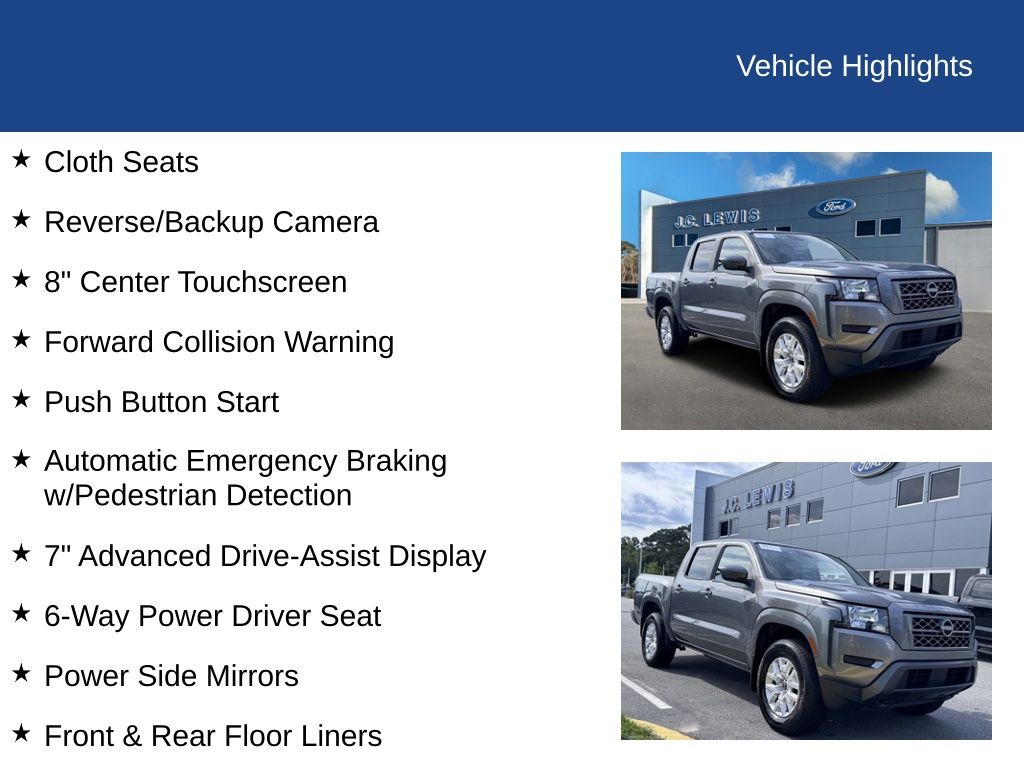 2023 Nissan Frontier Crew Cab SV 4x4
