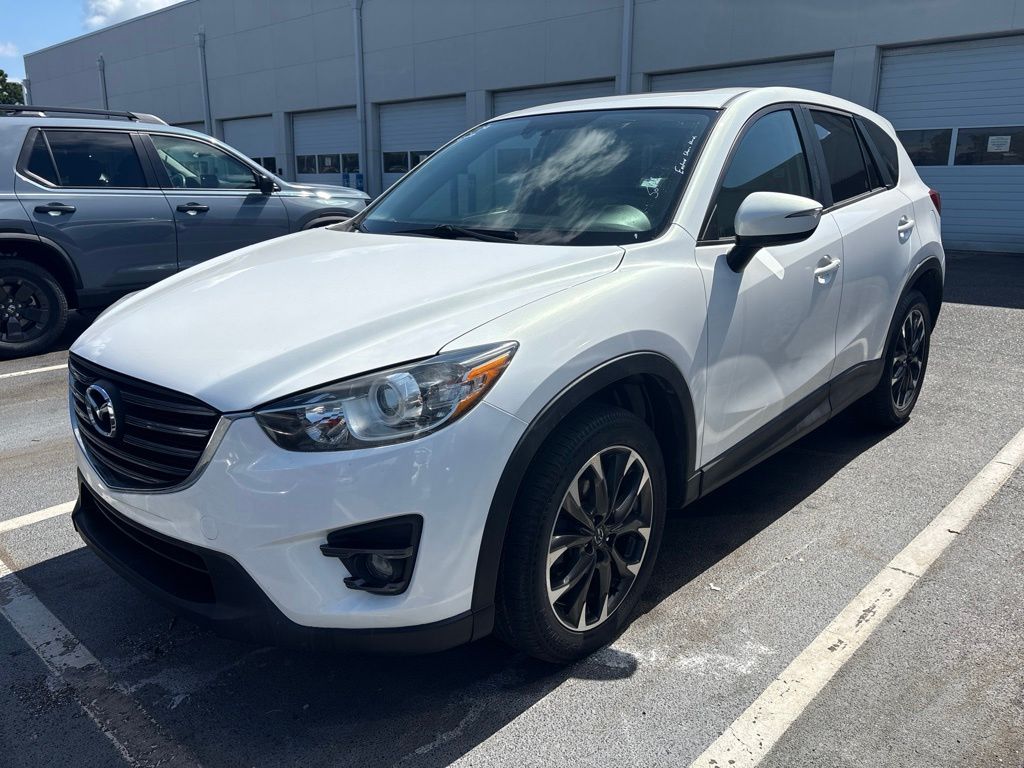 Crystal White Pearl Mica 2016 Mazda CX-5 Grand Touring SUV / Crossover Front-Wheel Drive 6-Speed Automatic