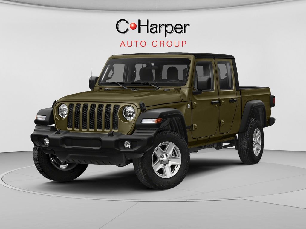 Sarge Green Clearcoat 2021 Jeep Gladiator Pickup Truck Four-Wheel Drive 8-Speed Automatic