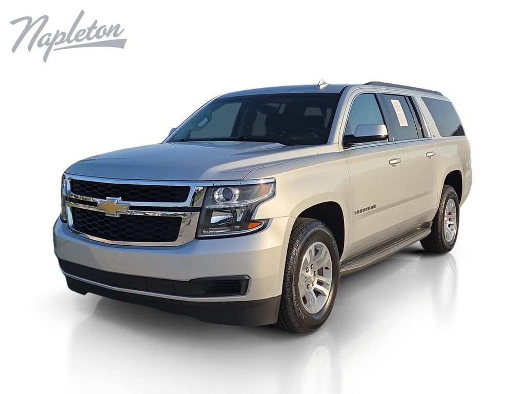 Silver Ice Metallic 2015 Chevrolet Suburban SUV / Crossover Four-Wheel Drive 6-Speed Automatic Overdrive