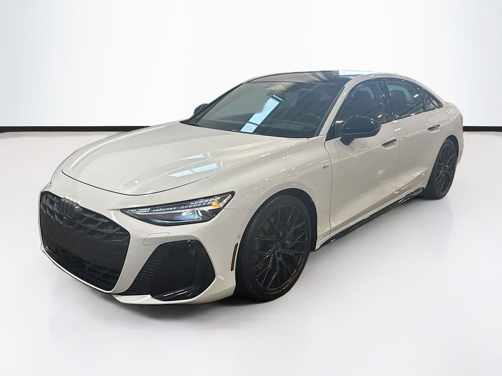 Glacier White 2026 Audi A6 quattro Prestige 55 TFSI Sedan All-Wheel Drive 7-Speed Automatic