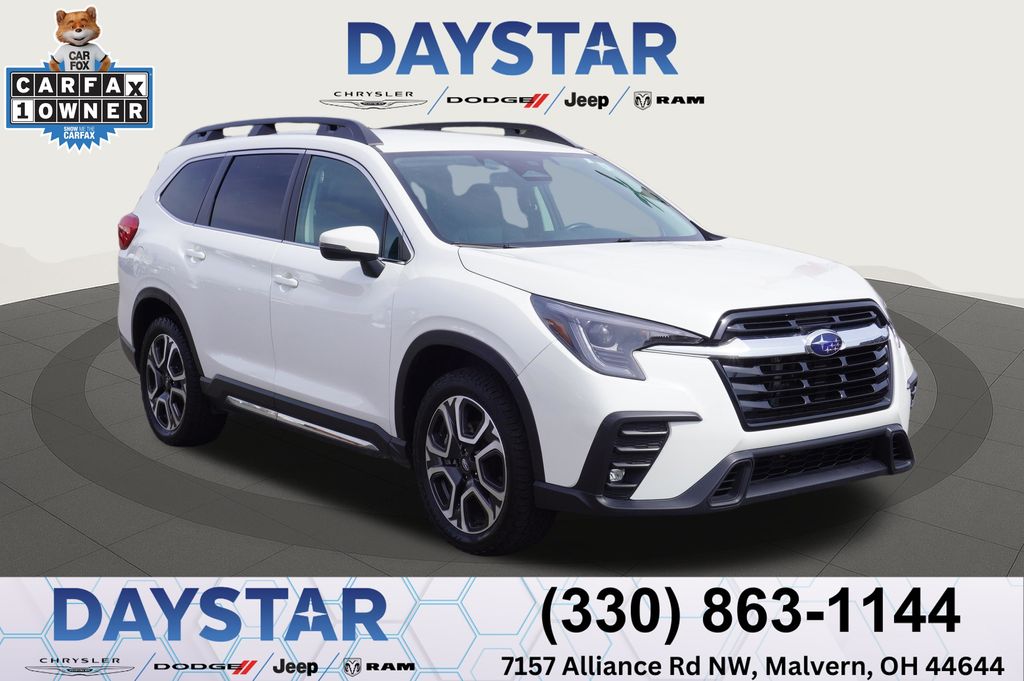 Crystal White Pearl 2023 Subaru Ascent Limited 7-Passenger AWD SUV / Crossover All-Wheel Drive Continuously Variable Transmission