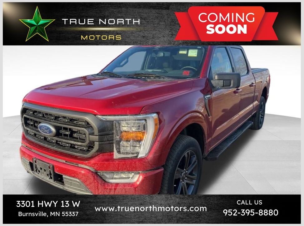 Rapid Red Metallic Tinted Clearcoat 2022 Ford F-150 Pickup Truck Automatic