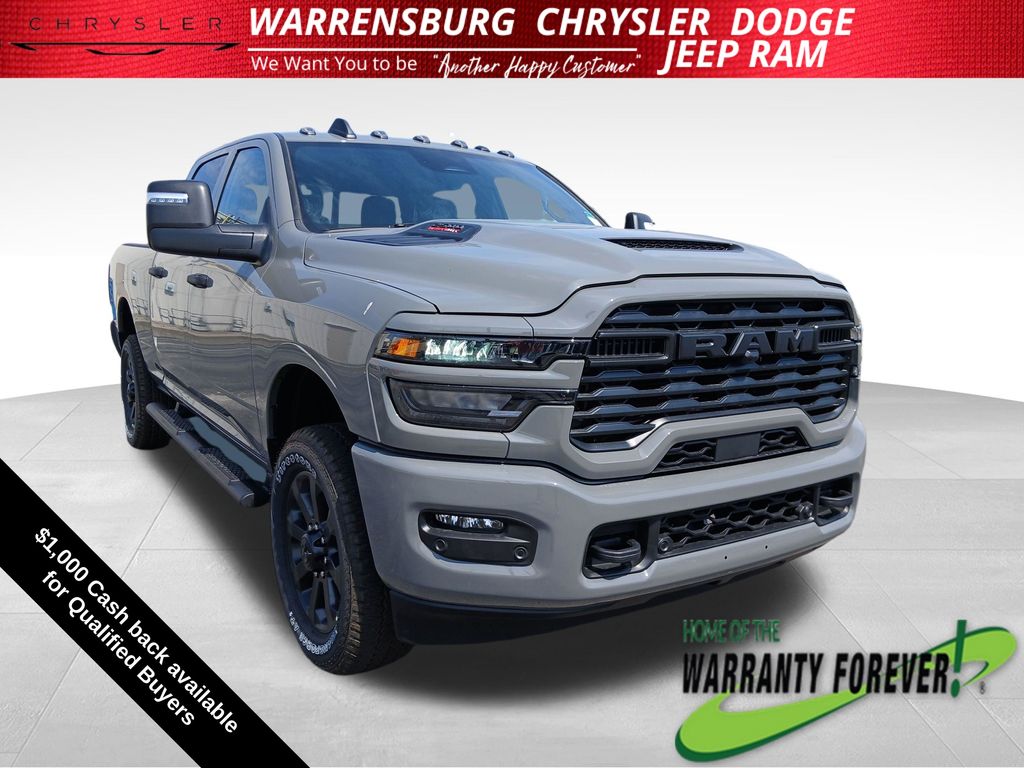 Ceramic Gray Clearcoat 2026 RAM 2500 Pickup Truck Four-Wheel Drive 8-Speed Automatic