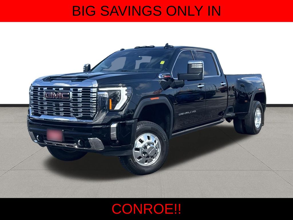Onyx Black 2024 GMC Sierra 3500HD Pickup Truck Four-Wheel Drive Automatic
