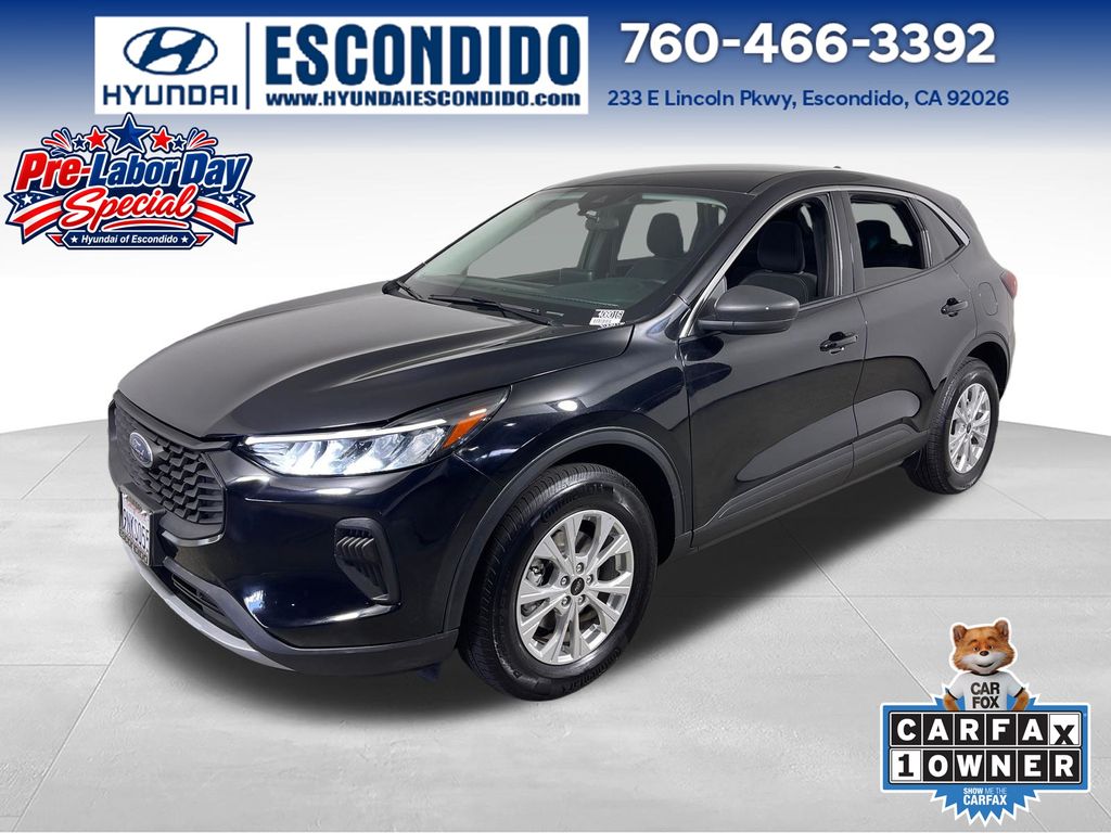 Black Metallic 2024 Ford Escape SUV / Crossover All-Wheel Drive 8-Speed Automatic