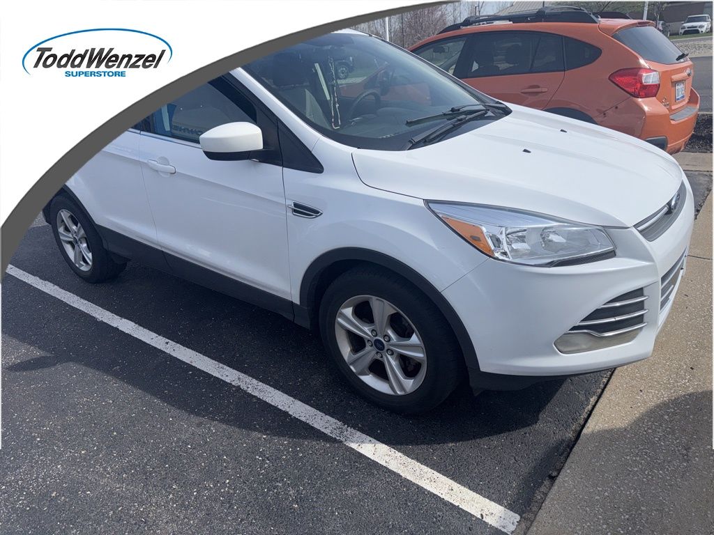 Oxford White 2014 Ford Escape SE FWD SUV / Crossover Front-Wheel Drive 6-Speed Automatic