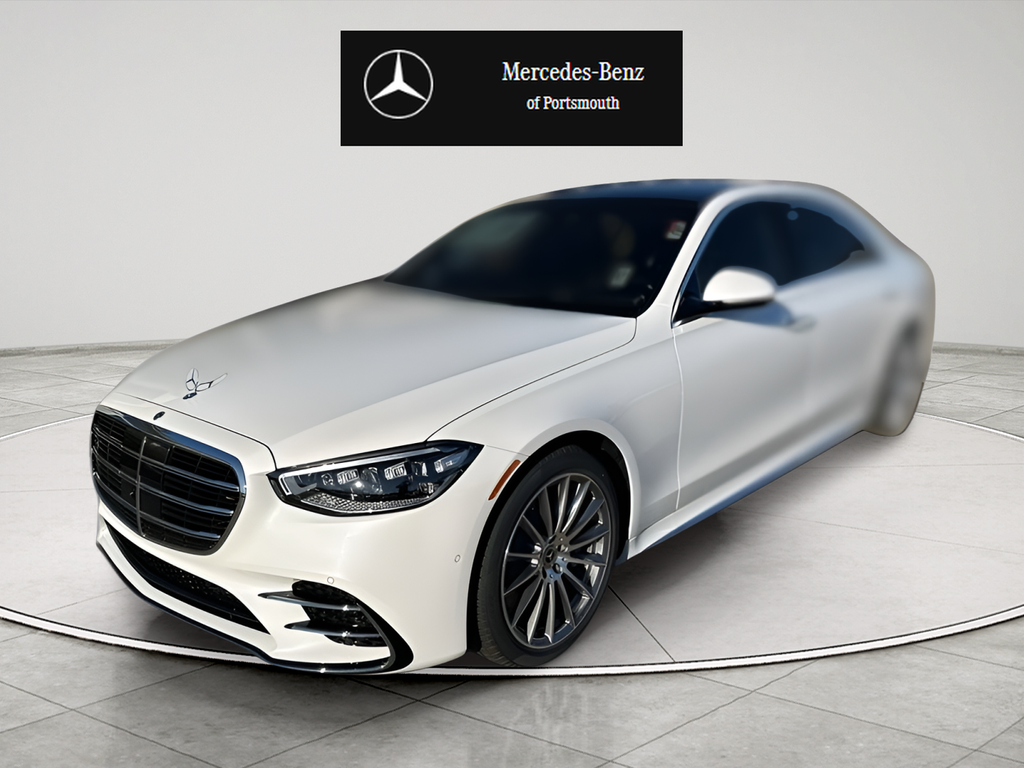MANUFAKTUR Moonlight White Metallic 2026 Mercedes-Benz S-Class S 580 4MATIC Sedan All-Wheel Drive 9-Speed Automatic
