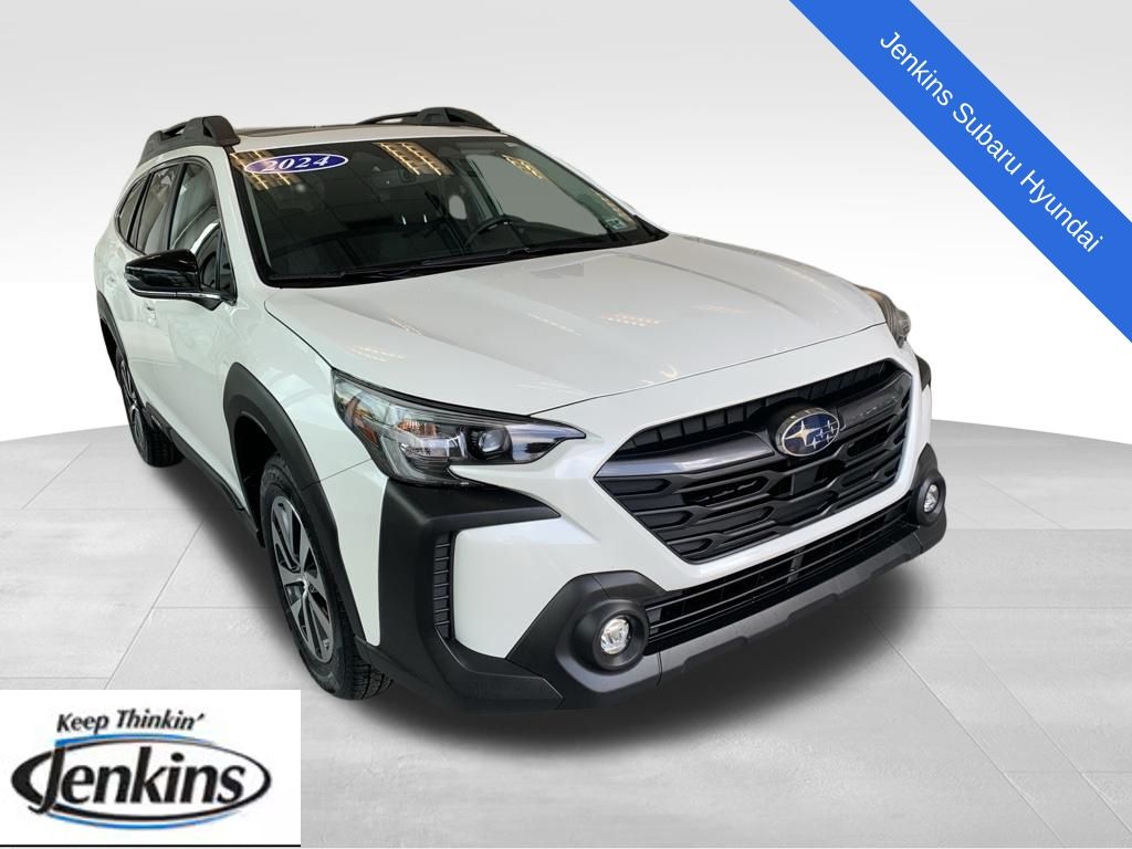 Crystal White Pearl 2024 Subaru Outback Premium AWD SUV / Crossover All-Wheel Drive Continuously Variable Transmission