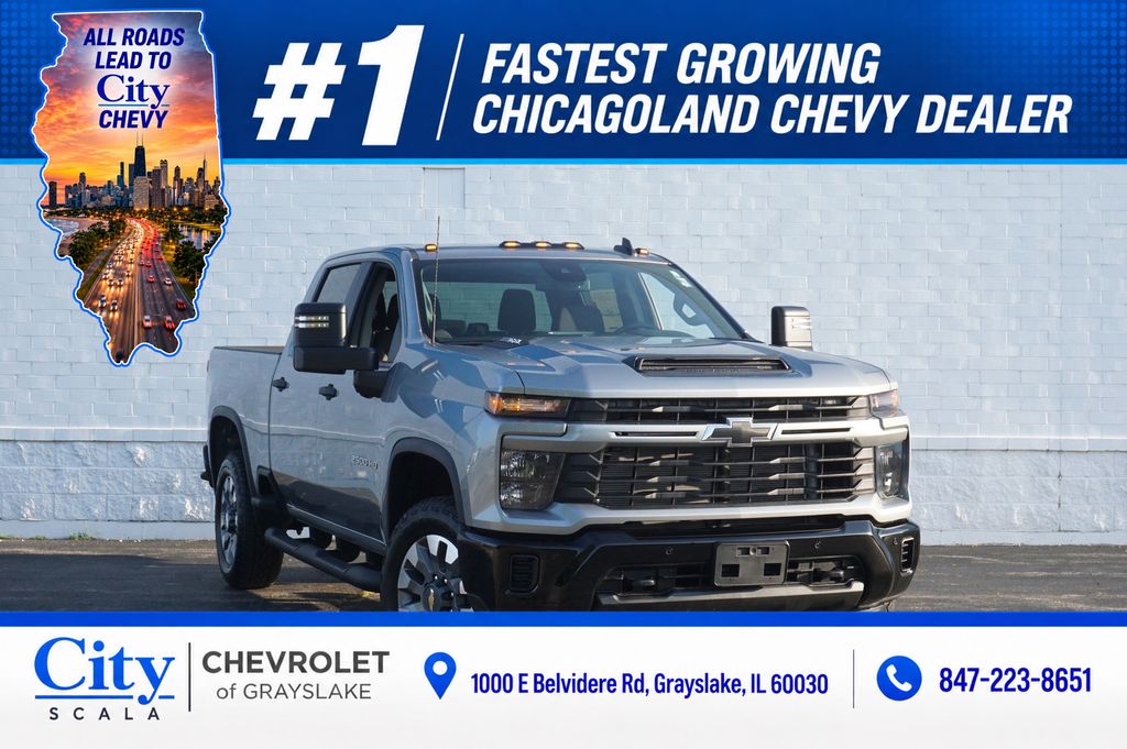Sterling Gray Metallic 2026 Chevrolet Silverado 2500HD Pickup Truck Four-Wheel Drive Automatic