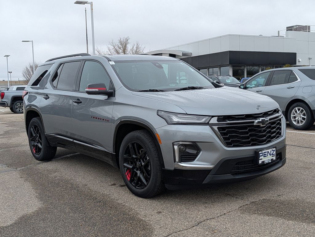 Sterling Gray Metallic 2023 Chevrolet Traverse Premier AWD SUV / Crossover Four-Wheel Drive 9-Speed Automatic