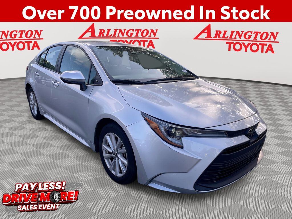 Classic Silver Metallic 2024 Toyota Corolla Sedan Front-Wheel Drive Continuously Variable Transmission