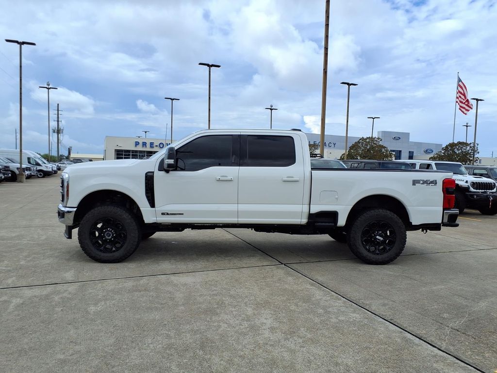 2024 Ford F-350SD Lariat White at Central Houston Nissan