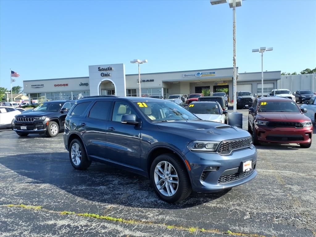 Reactor Blue Pearlcoat 2021 Dodge Durango SUV / Crossover All-Wheel Drive 8-Speed Automatic
