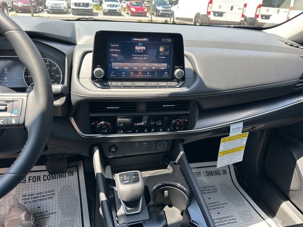 2025 Super Black Nissan Rogue SV FWD SUV