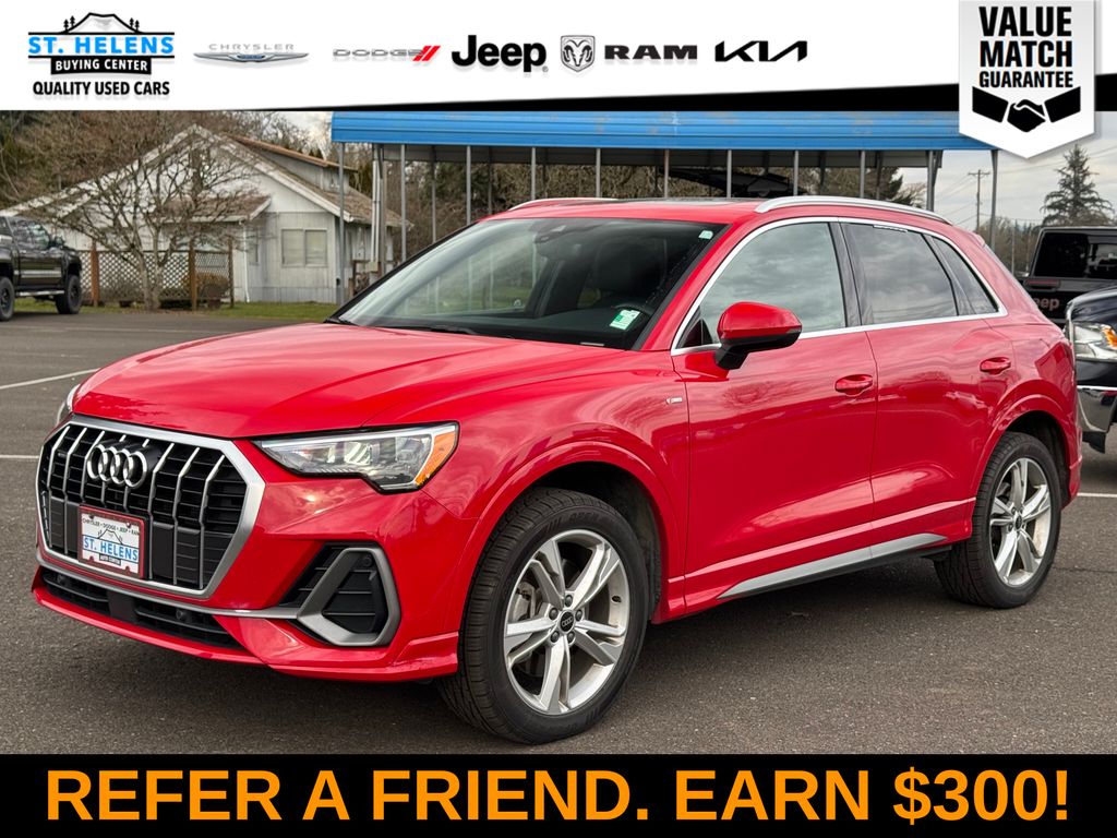 Red 2022 Audi Q3 quattro Premium S Line 45 TFSI SUV / Crossover All-Wheel Drive 8-Speed Automatic