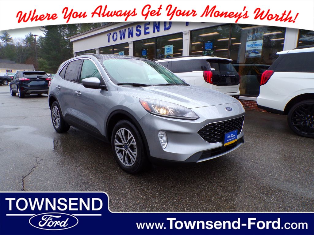 Iconic Silver Metallic 2022 Ford Escape SEL AWD SUV / Crossover All-Wheel Drive 8-Speed Automatic