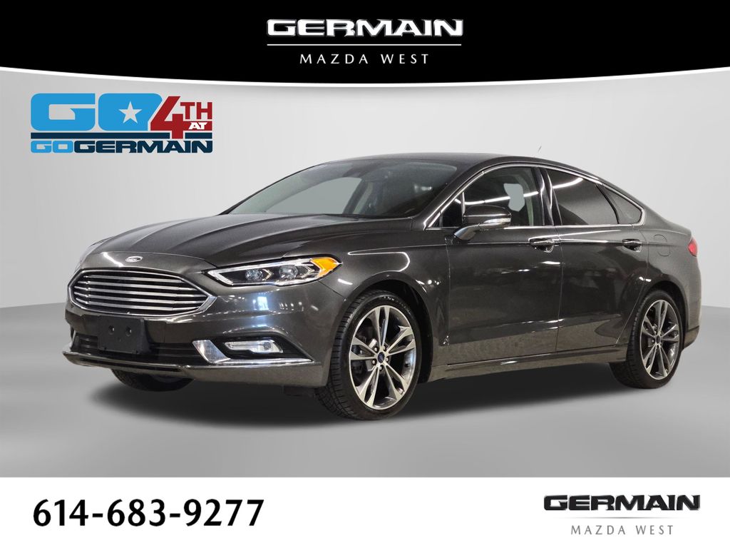 Gray (Magnetic) 2017 Ford Fusion Sedan Front-Wheel Drive 6-Speed Automatic