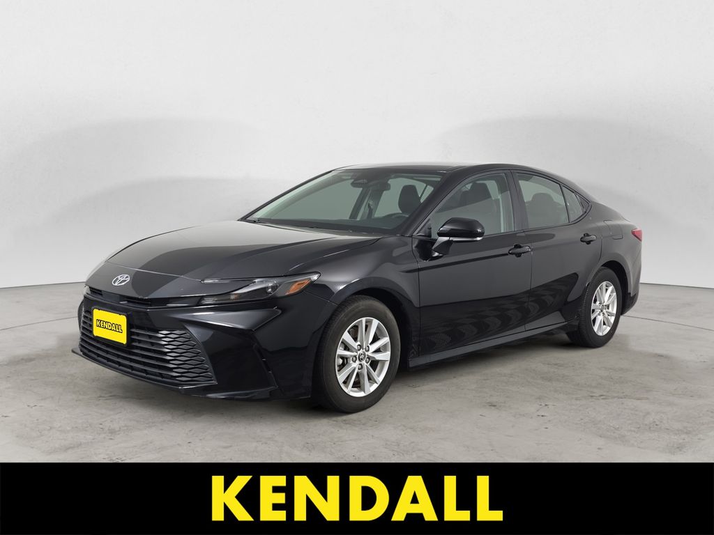 Midnight Black Metallic 2025 Toyota Camry Sedan Front-Wheel Drive Continuously Variable Transmission