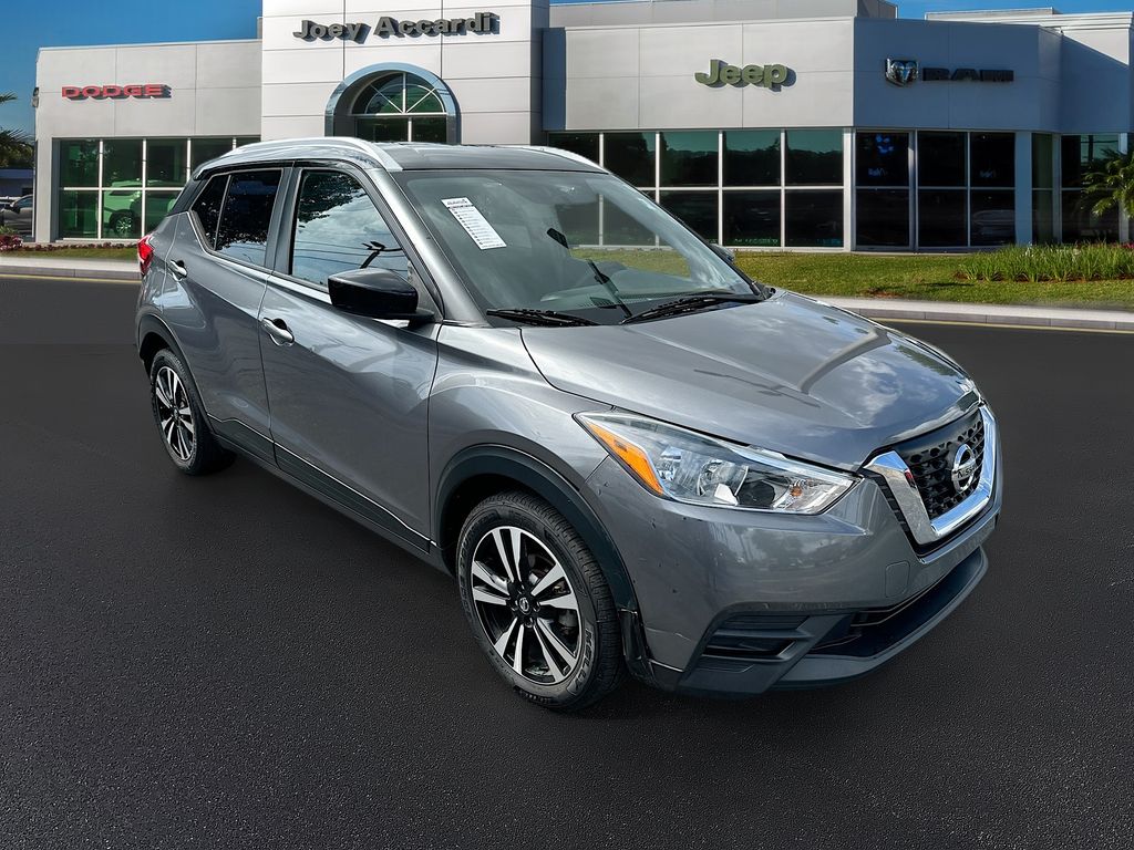 Gun Metallic/Monarch Orange 2019 Nissan Kicks SV FWD SUV / Crossover Front-Wheel Drive Continuously Variable Transmission