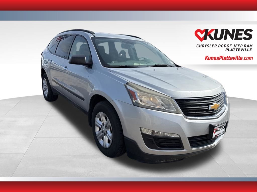 Silver Ice Metallic 2015 Chevrolet Traverse LS AWD SUV / Crossover All-Wheel Drive 6-Speed Automatic