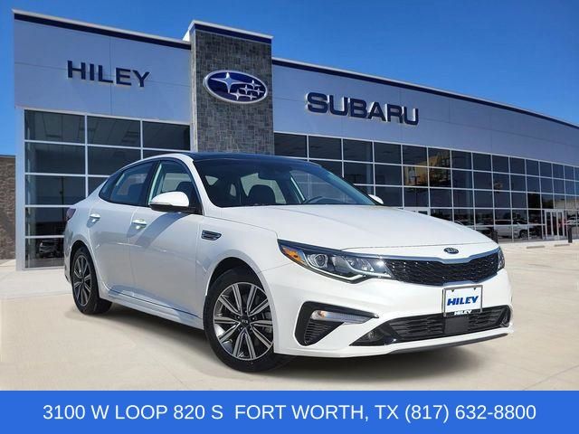 Snow White Pearl 2020 Kia Optima Sedan Front-Wheel Drive 7-Speed Automatic