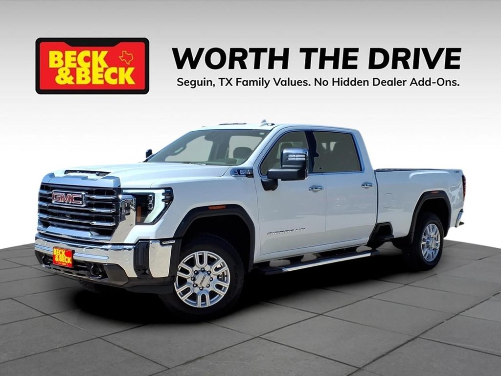 Summit White 2024 GMC Sierra 2500HD Pickup Truck Four-Wheel Drive Automatic