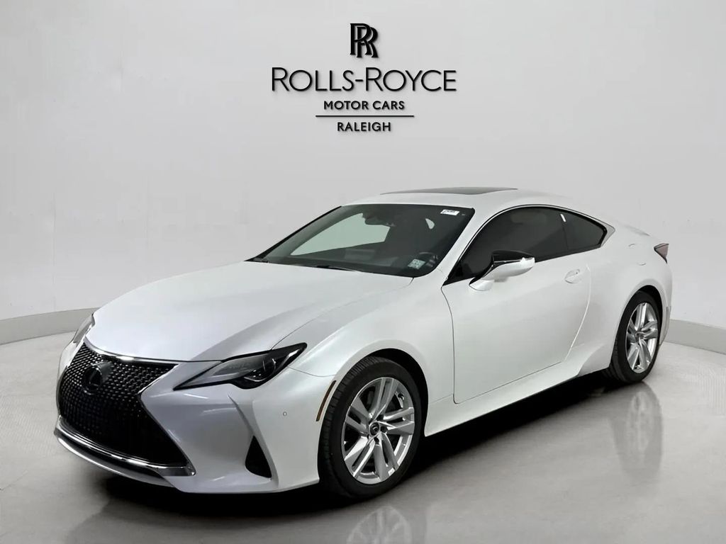 White Pearl 2023 Lexus RC Coupe Rear-Wheel Drive 8-Speed Automatic