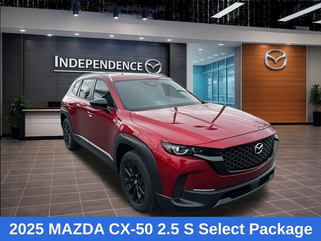 Soul Red Crystal Metallic 2025 Mazda CX-50 2.5 S Select AWD SUV / Crossover All-Wheel Drive 6-Speed Automatic