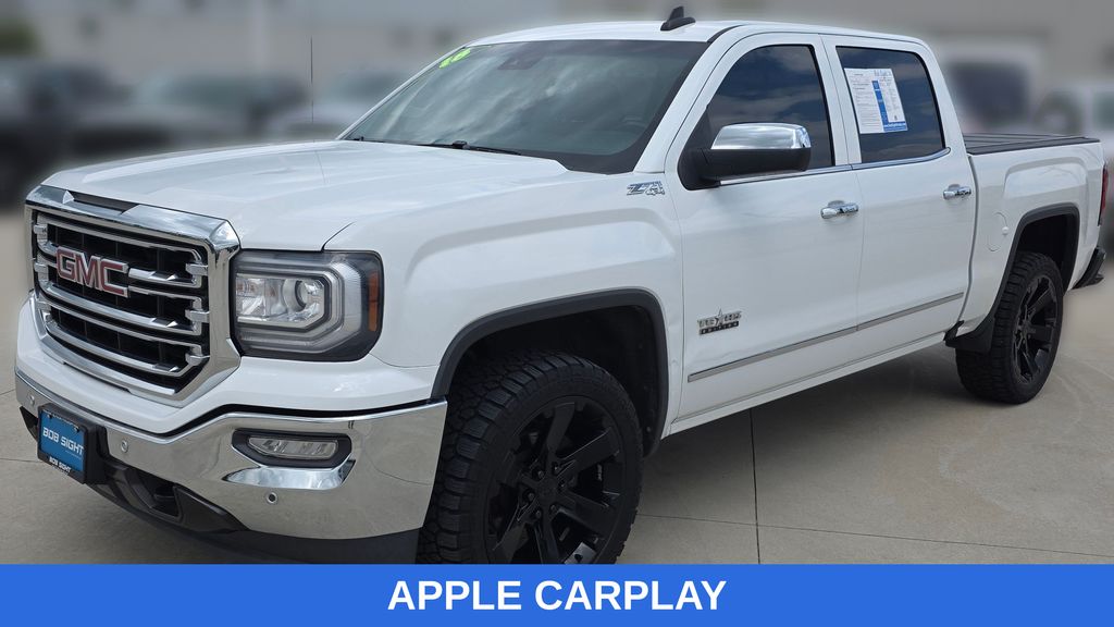 Summit White 2018 GMC Sierra 1500 Pickup Truck Four-Wheel Drive 6-Speed Automatic Overdrive