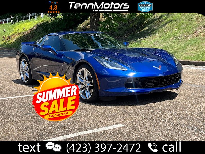Admiral Blue Metallic 2017 Chevrolet Corvette Coupe Rear-Wheel Drive 8-Speed Automatic