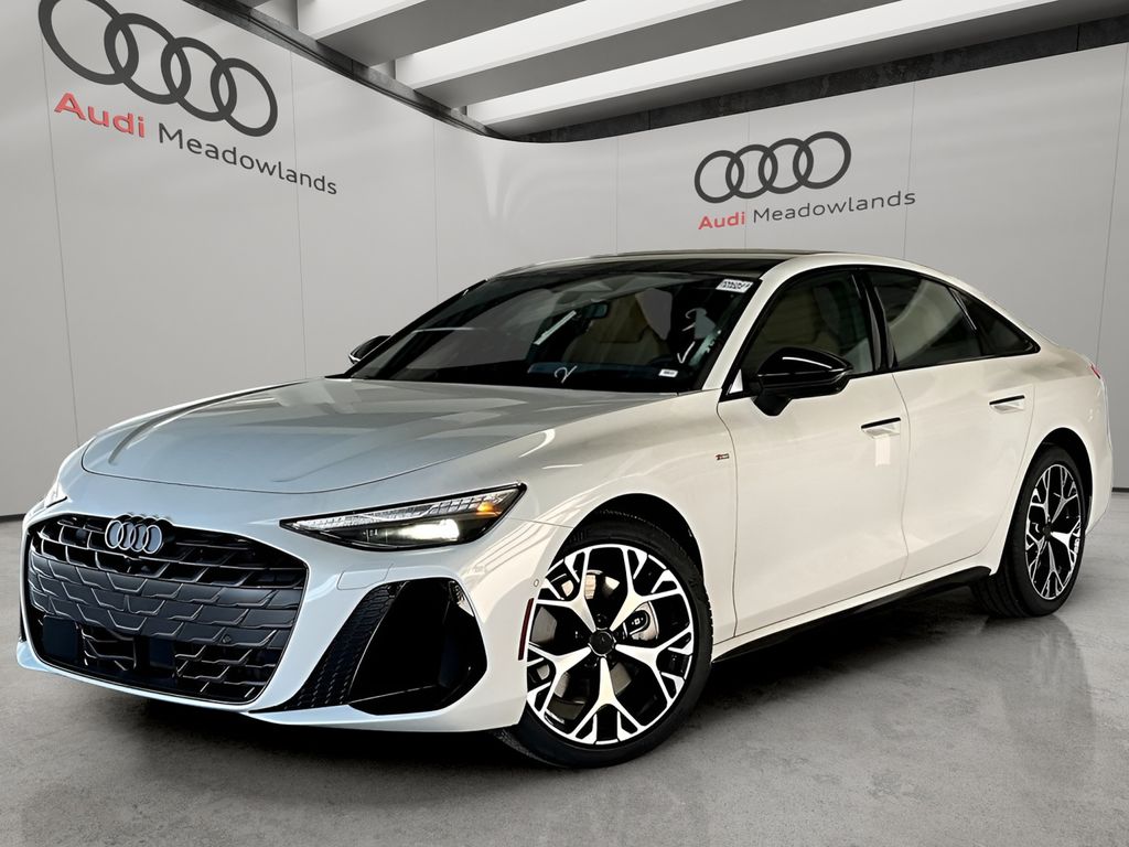Glacier White Metallic 2026 Audi A6 Sedan All-Wheel Drive 7-Speed Automatic