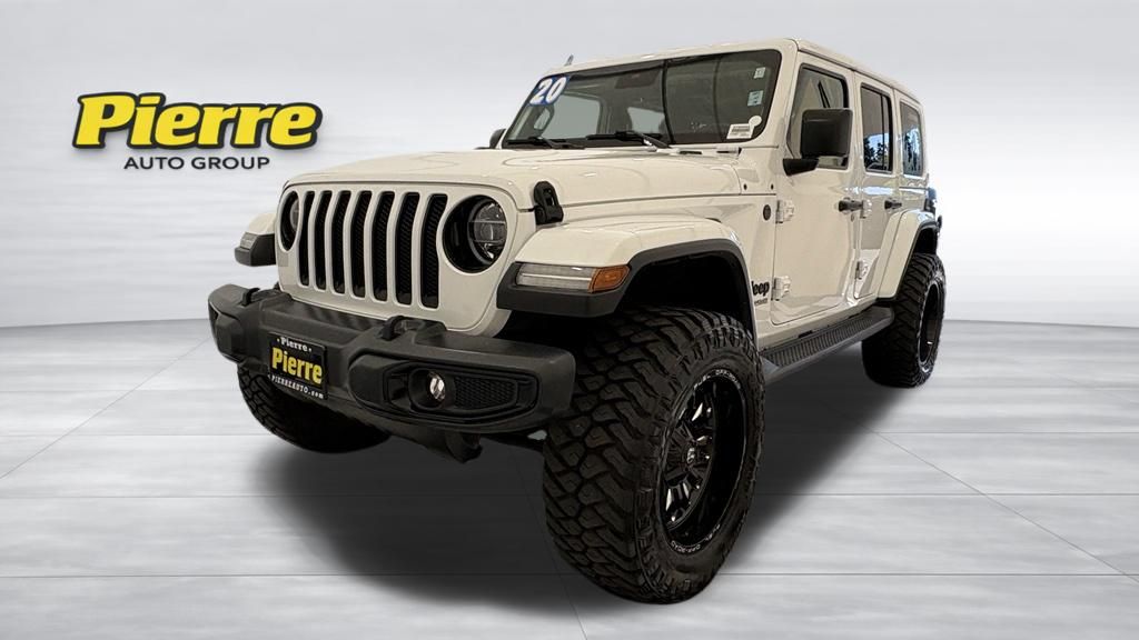 Bright White 2020 Jeep Wrangler SUV / Crossover Four-Wheel Drive 8-Speed Automatic