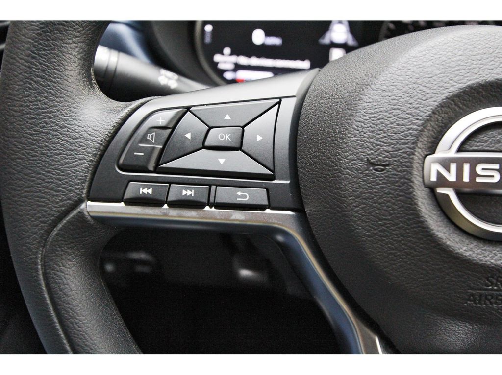 2025 Nissan Versa 1.6 SV White at Baytown Hyundai