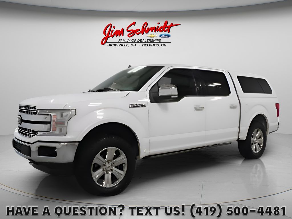 Star White Metallic Tri-Coat 2020 Ford F-150 Pickup Truck Four-Wheel Drive Automatic