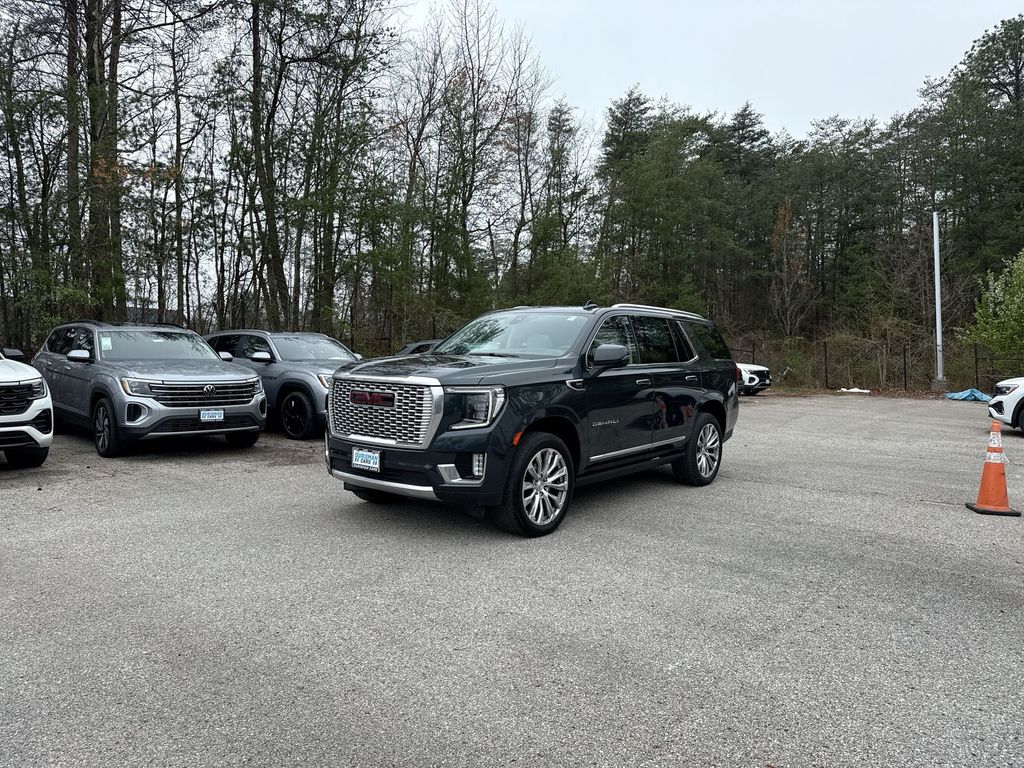 Hunter Metallic 2021 GMC Yukon Denali 4WD SUV / Crossover Four-Wheel Drive Automatic