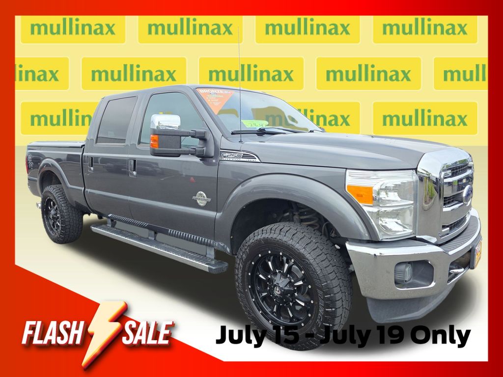 Gray (Magnetic Metallic) 2016 Ford F-250 Super Duty Pickup Truck Four-Wheel Drive 6-Speed Automatic Overdrive