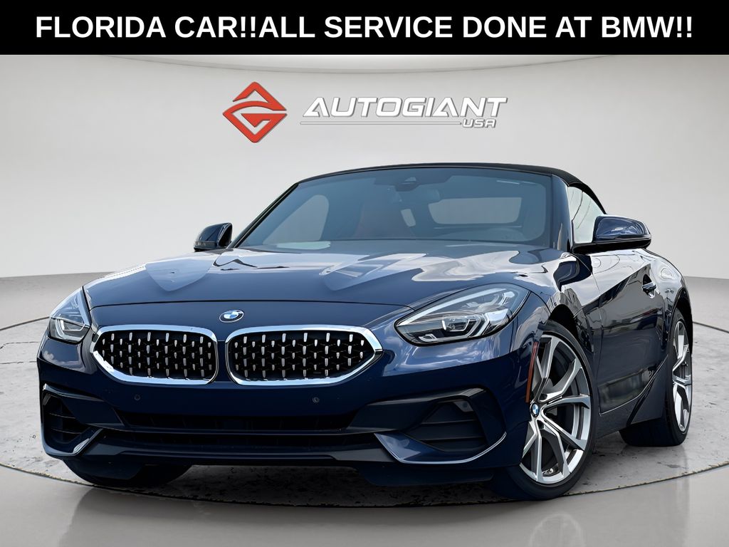 Mediterranean Blue Metallic 2020 BMW Z4 Convertible 8-Speed Automatic