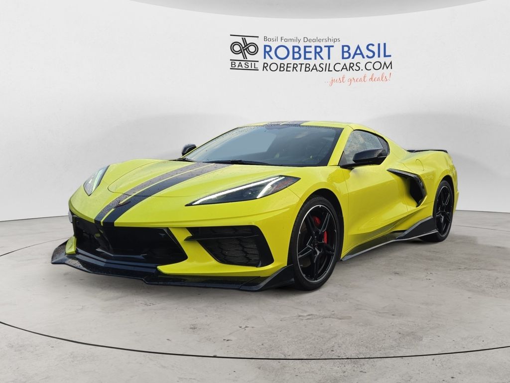 Accelerate Yellow Metallic 2020 Chevrolet Corvette Stingray 3LT Coupe RWD Coupe Rear-Wheel Drive 8-Speed Dual Clutch