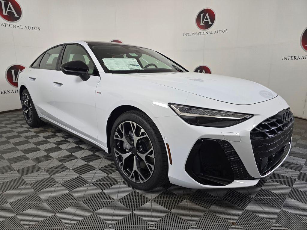 Glacier White Metallic 2026 Audi A6 Sedan All-Wheel Drive 7-Speed Automatic