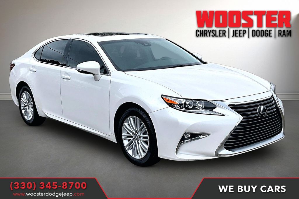White Pearl 2018 Lexus ES Sedan Front-Wheel Drive 6-Speed Automatic