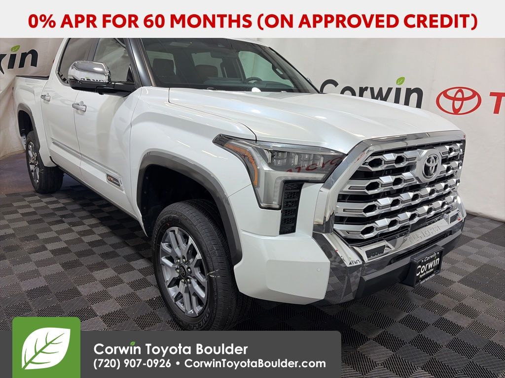 White 2026 Toyota Tundra Pickup Truck Four-Wheel Drive Automatic