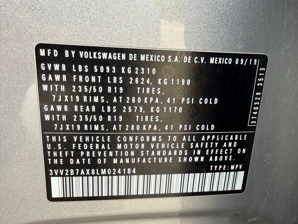 Used 2020 Silver Volkswagen 2.0T SEL image 43